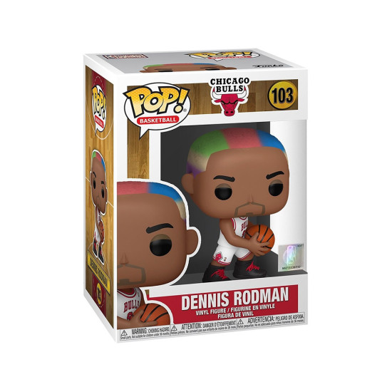 Funko Pop! Vinyl NBA: Legends- Dennis Rodman (Bulls Home)
